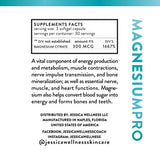 JESSICA WELLNESS Magnesium Citrate Capsules bottle side view