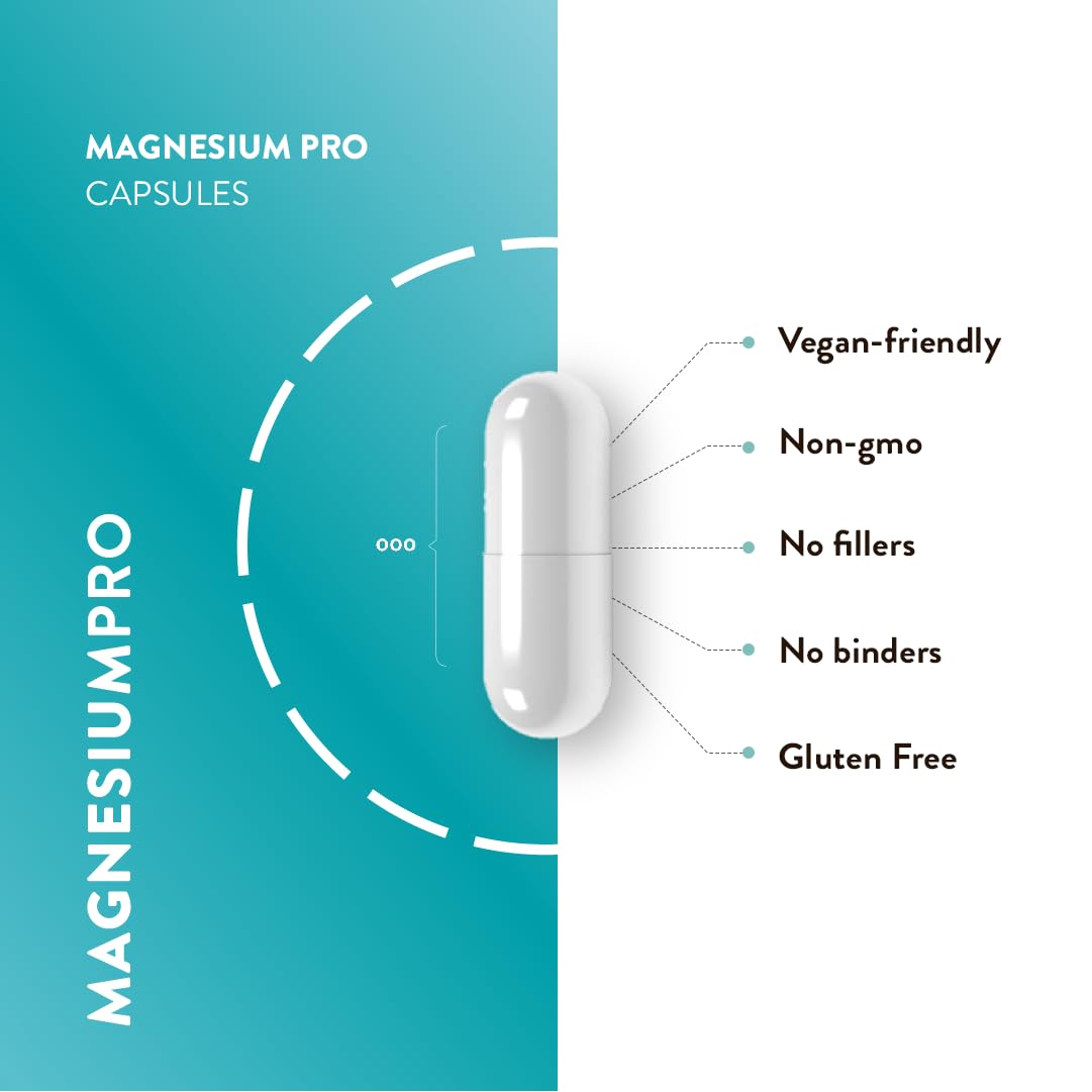 JESSICA WELLNESS Magnesium Citrate Capsules with measuring spoon