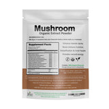 Jetsu Mushroom Supplement 10 Blend Organic Extracts back view