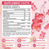 JIANKYTZ Calcium Citrate Gummies white peach flavour close-up