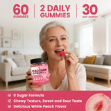 JIANKYTZ Calcium Citrate Gummies with a measuring spoon