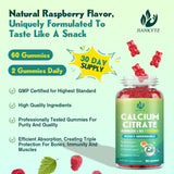 JIANKYTZ Calcium Citrate Gummies with Vitamin D3 and K2 ingredients