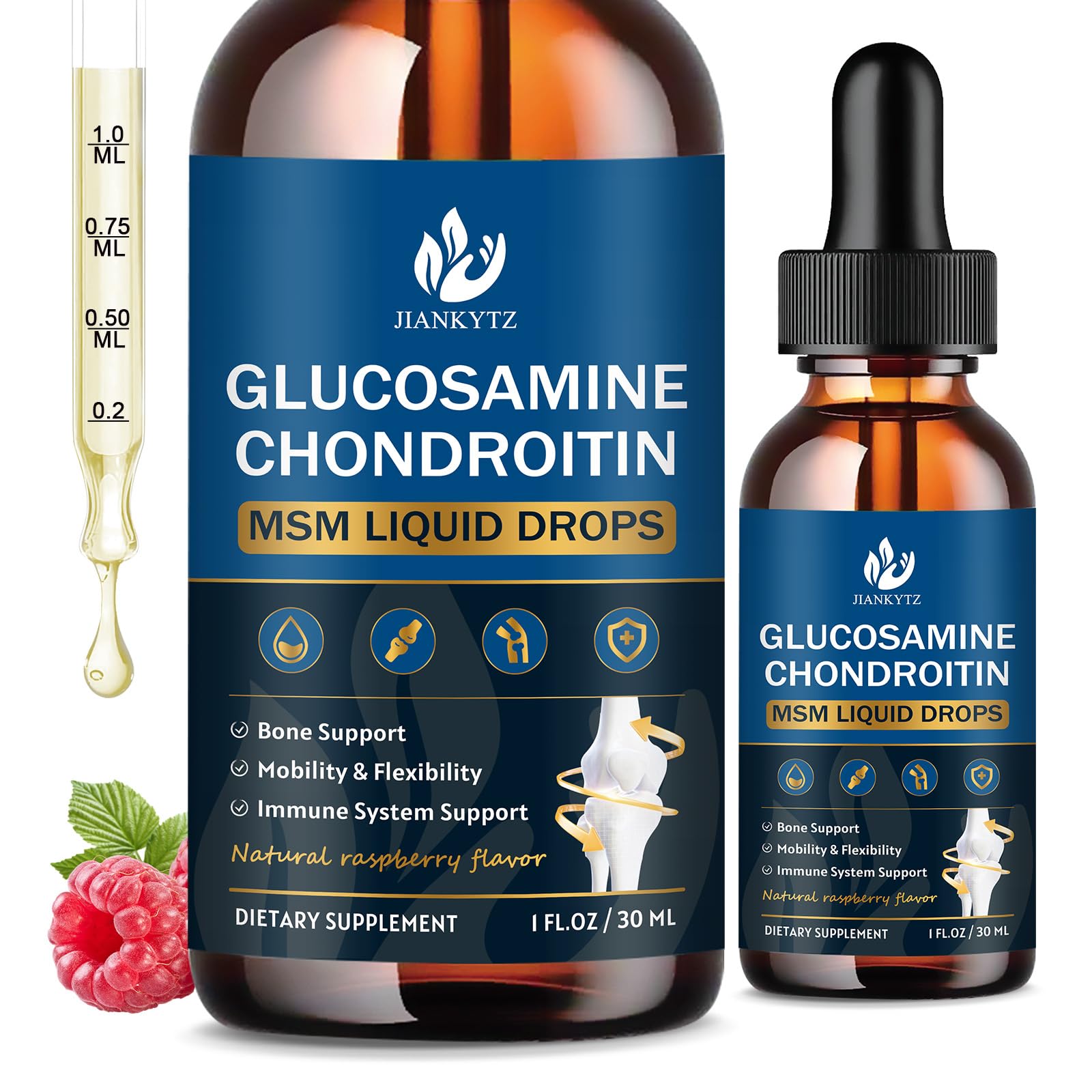 JIANKYTZ Glucosamine Chondroitin MSM Drops front view