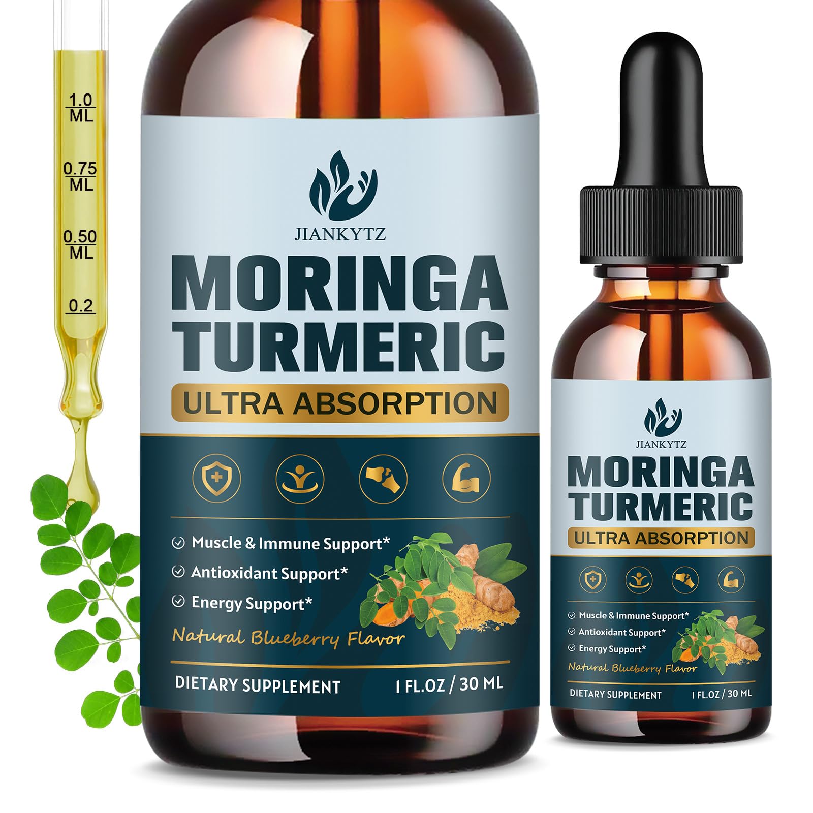 JIANKYTZ Organic Moringa Liquid Drops 168g front view