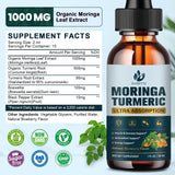 JIANKYTZ Organic Moringa Liquid Drops bottle with dropper