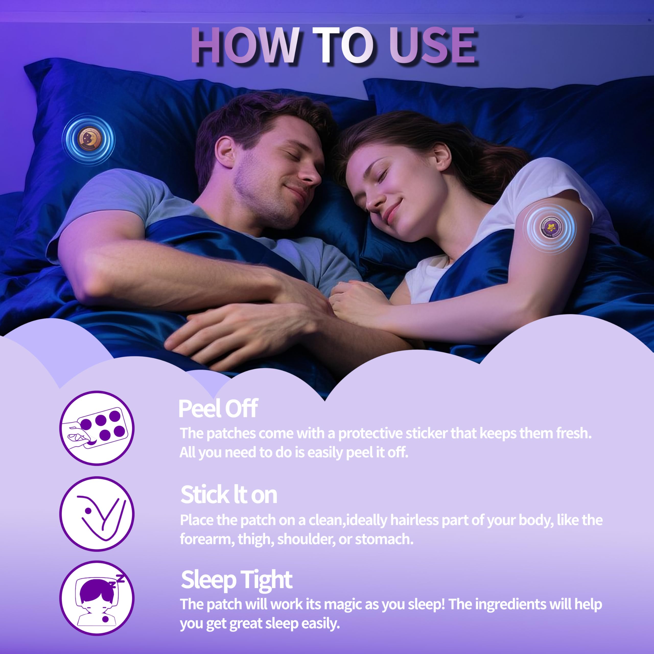 JieLiLeHome Sleep Patches with natural ingredients