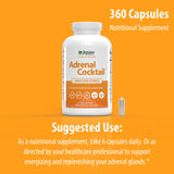 Jigsaw Health Adrenal Cocktail 390g packaging on a table
