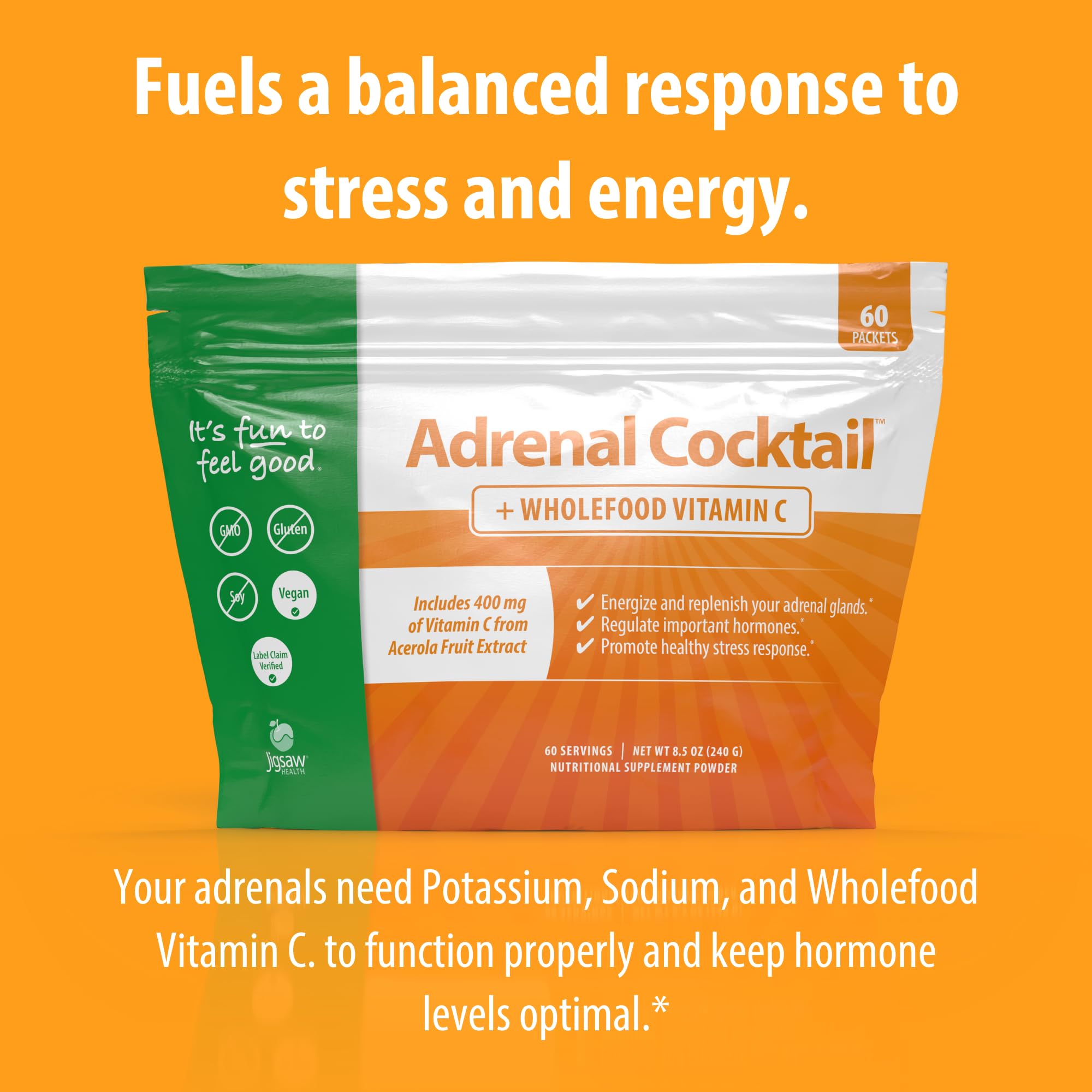 Jigsaw Health Adrenal Cocktail in a lifestyle setting