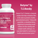 Jigsaw Health Butyrex Butyrate Complex 600mg capsule bottle