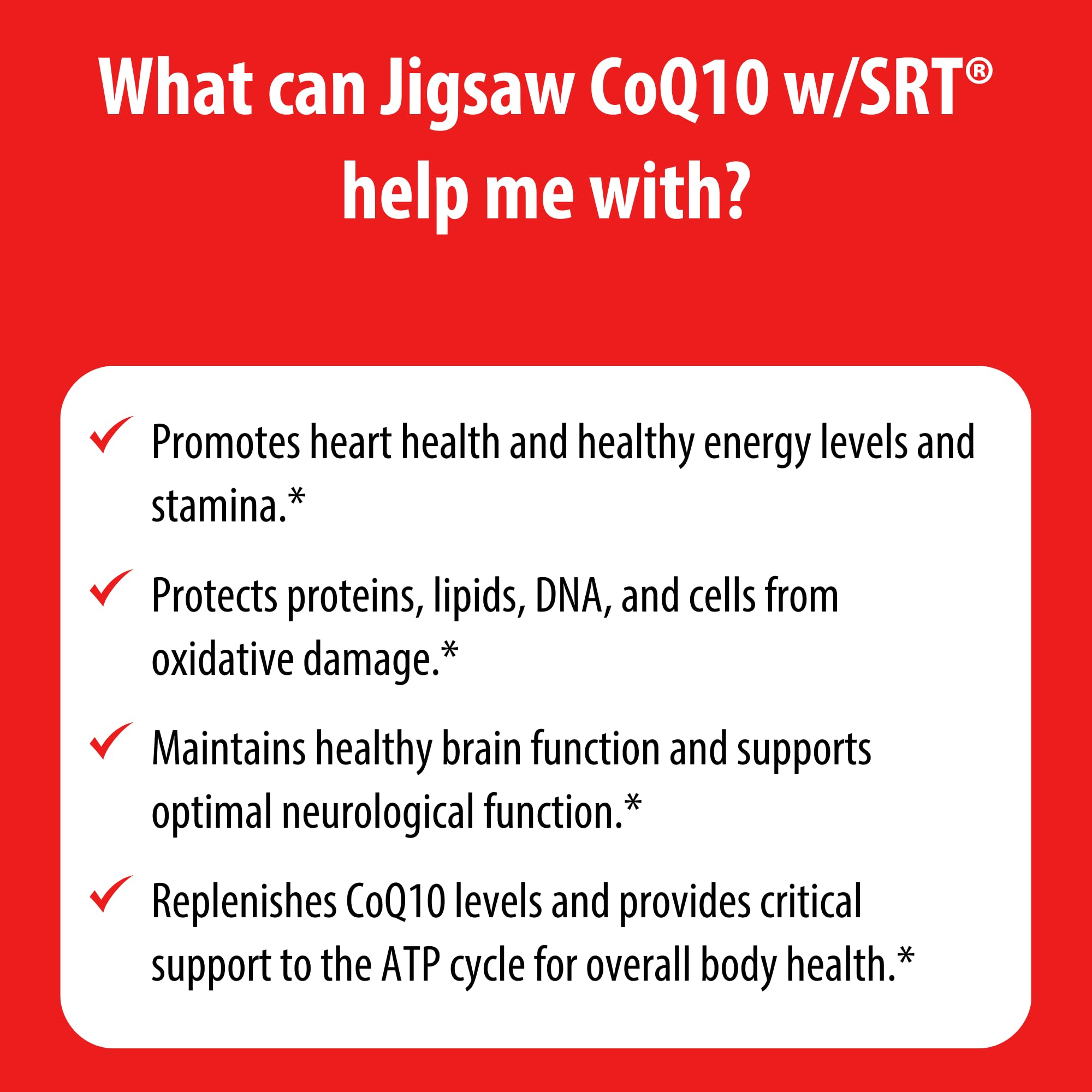 Jigsaw Health CoQ10 capsules in a hand