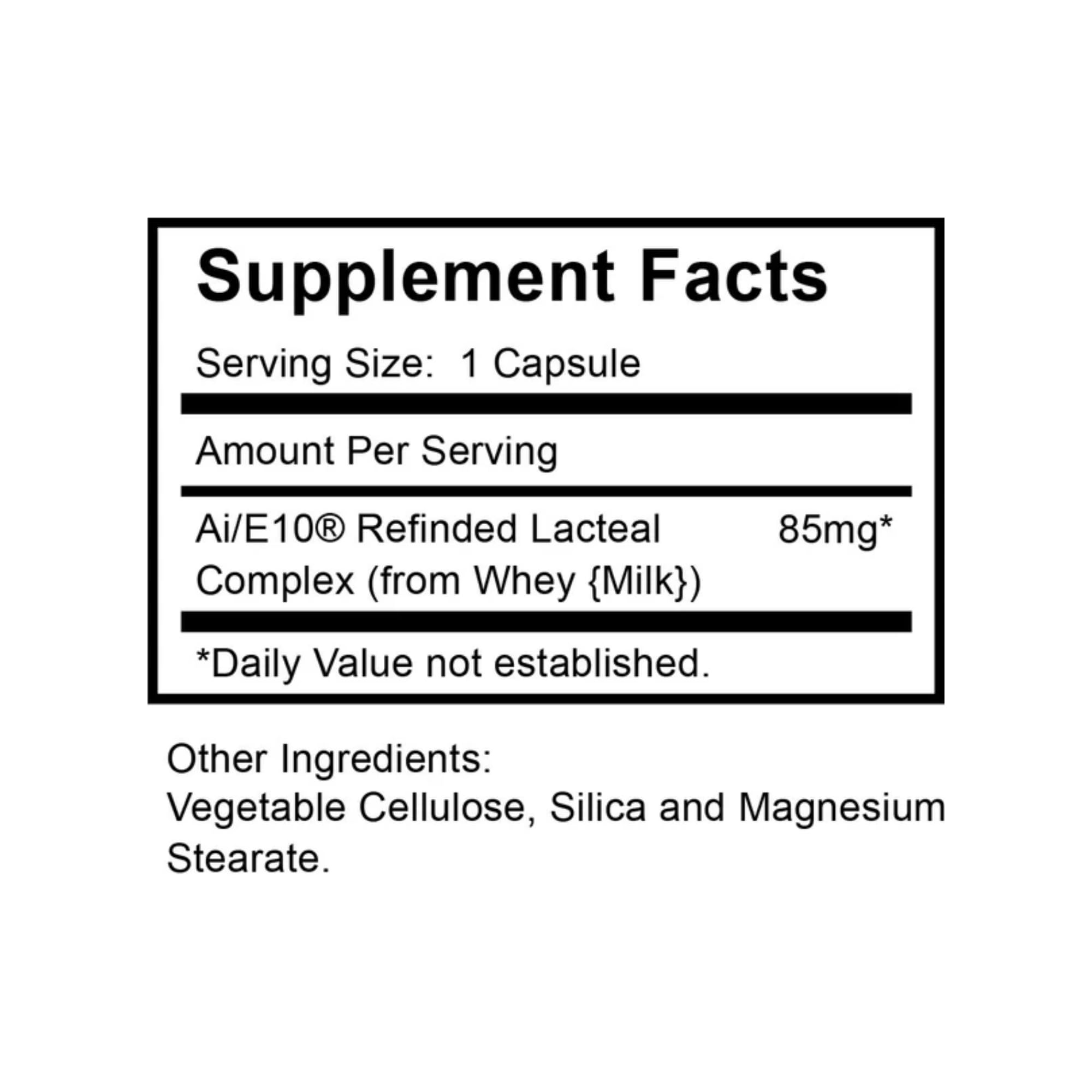 Jigsaw Health Cyto Ess daily wellness Support back view with ingredient list