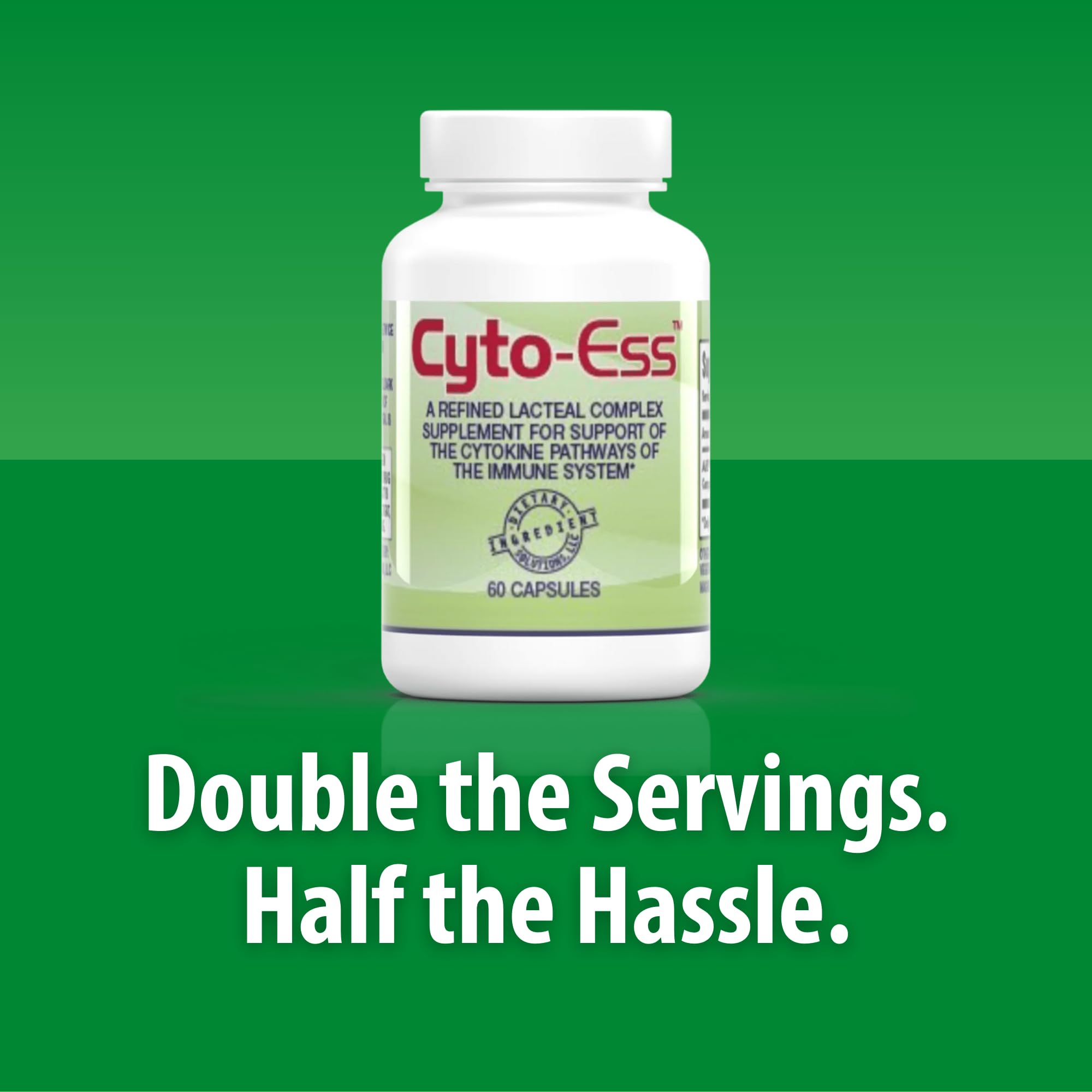 Jigsaw Health Cyto Ess daily wellness Support side view showing dimensions