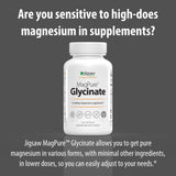 Jigsaw Health Magnesium Bisglycinate Chelate 50mg capsule back view