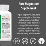 Jigsaw Health Magnesium Capsules bottle top view