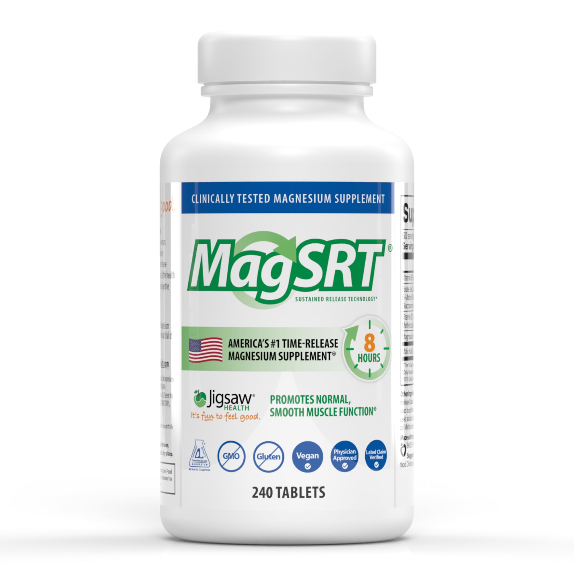 Jigsaw Health Magnesium Supplement 250g front view