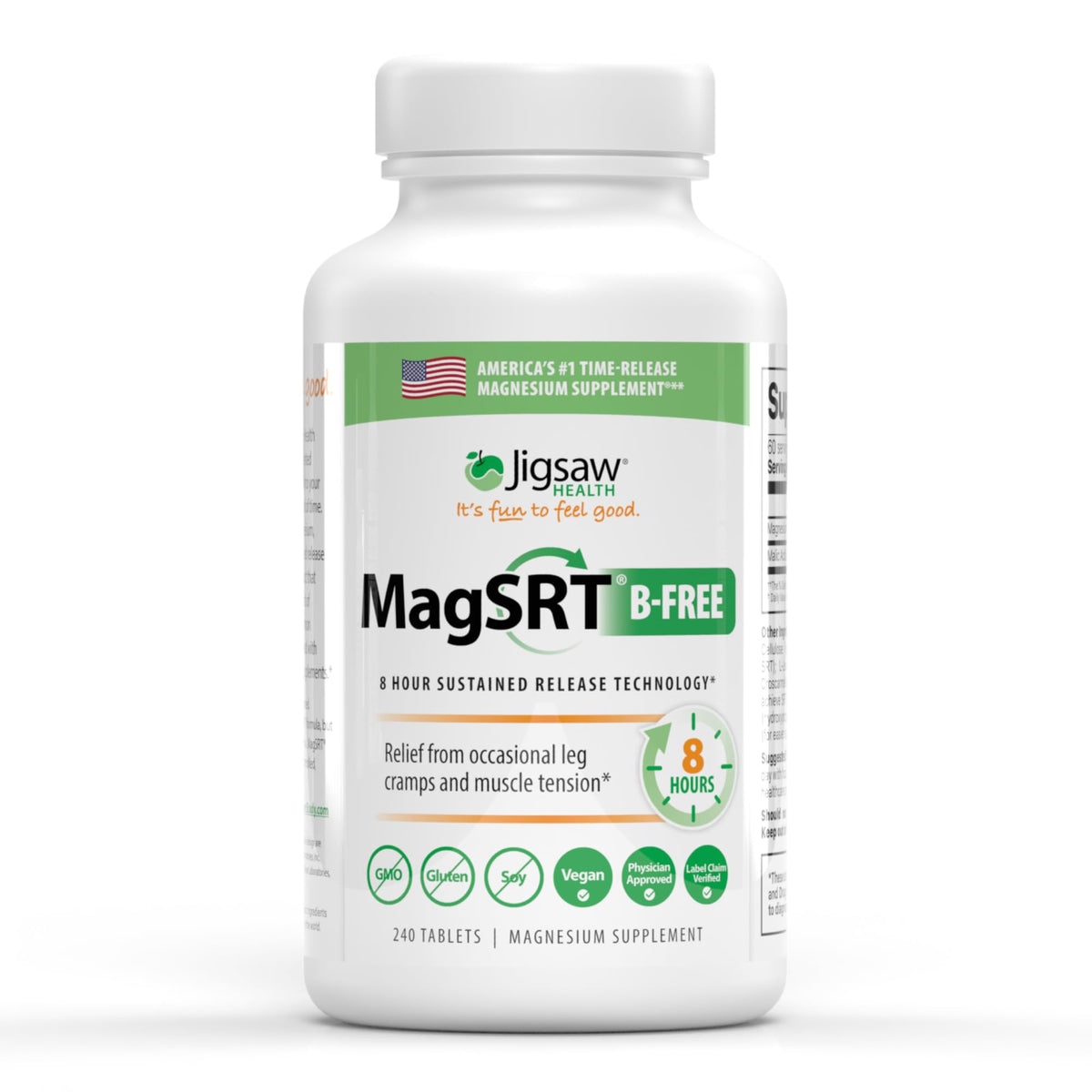 Jigsaw Health Magnesium Supplement 60-Day Supply front view