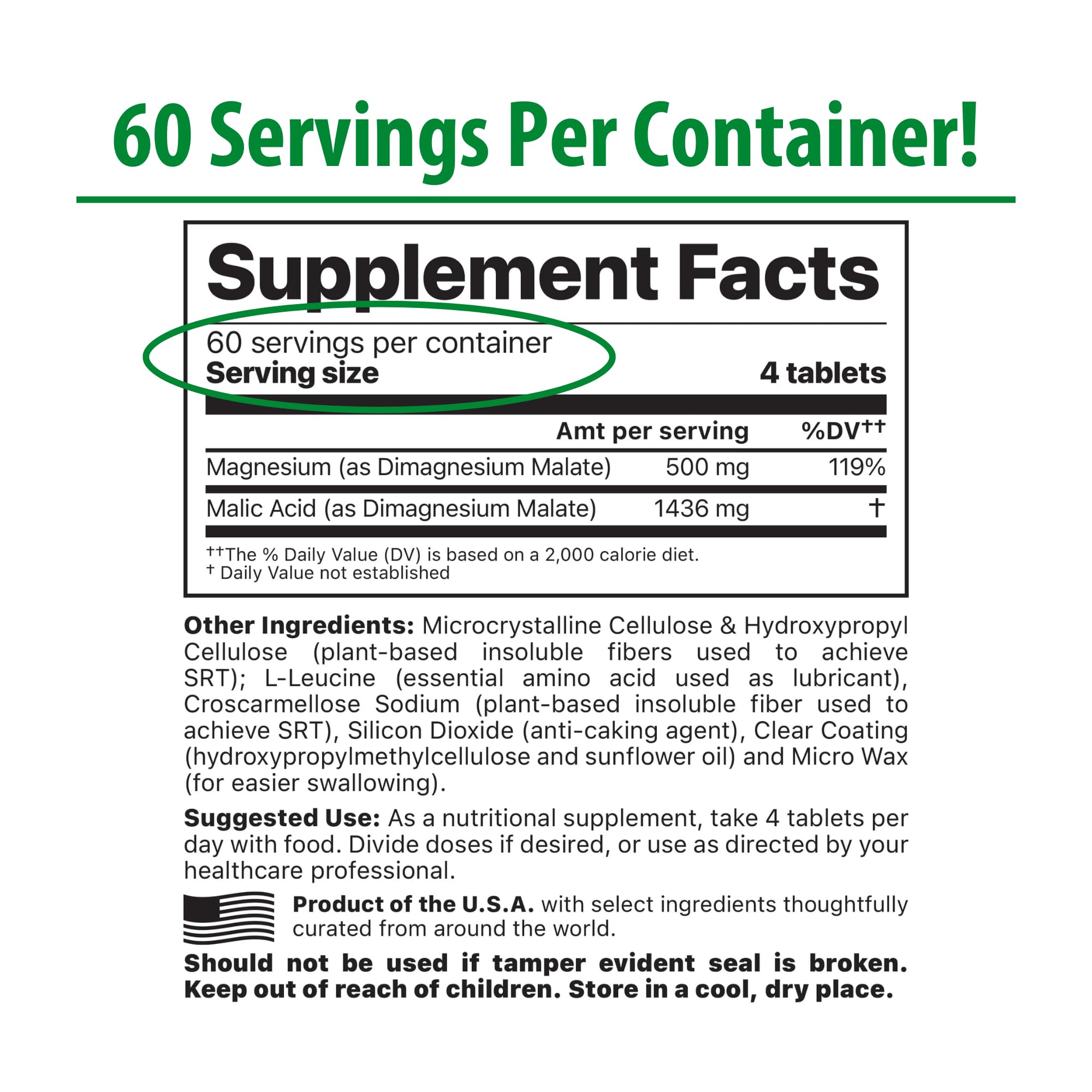 Jigsaw Health Magnesium Supplement bottle side view