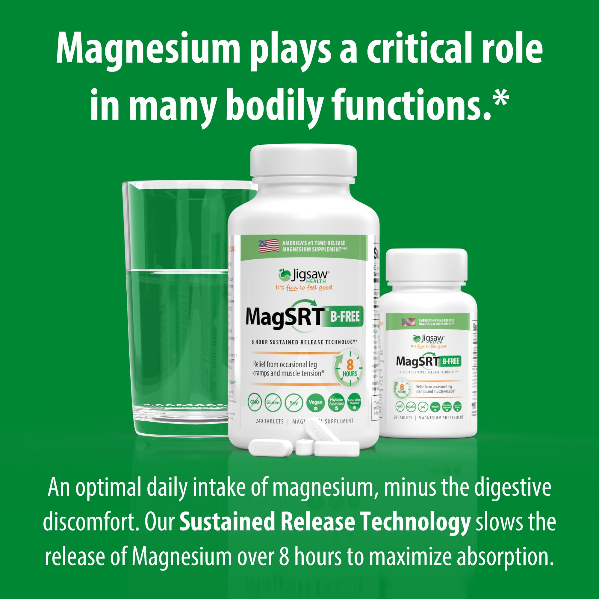 Jigsaw Health Magnesium Supplement packaging details