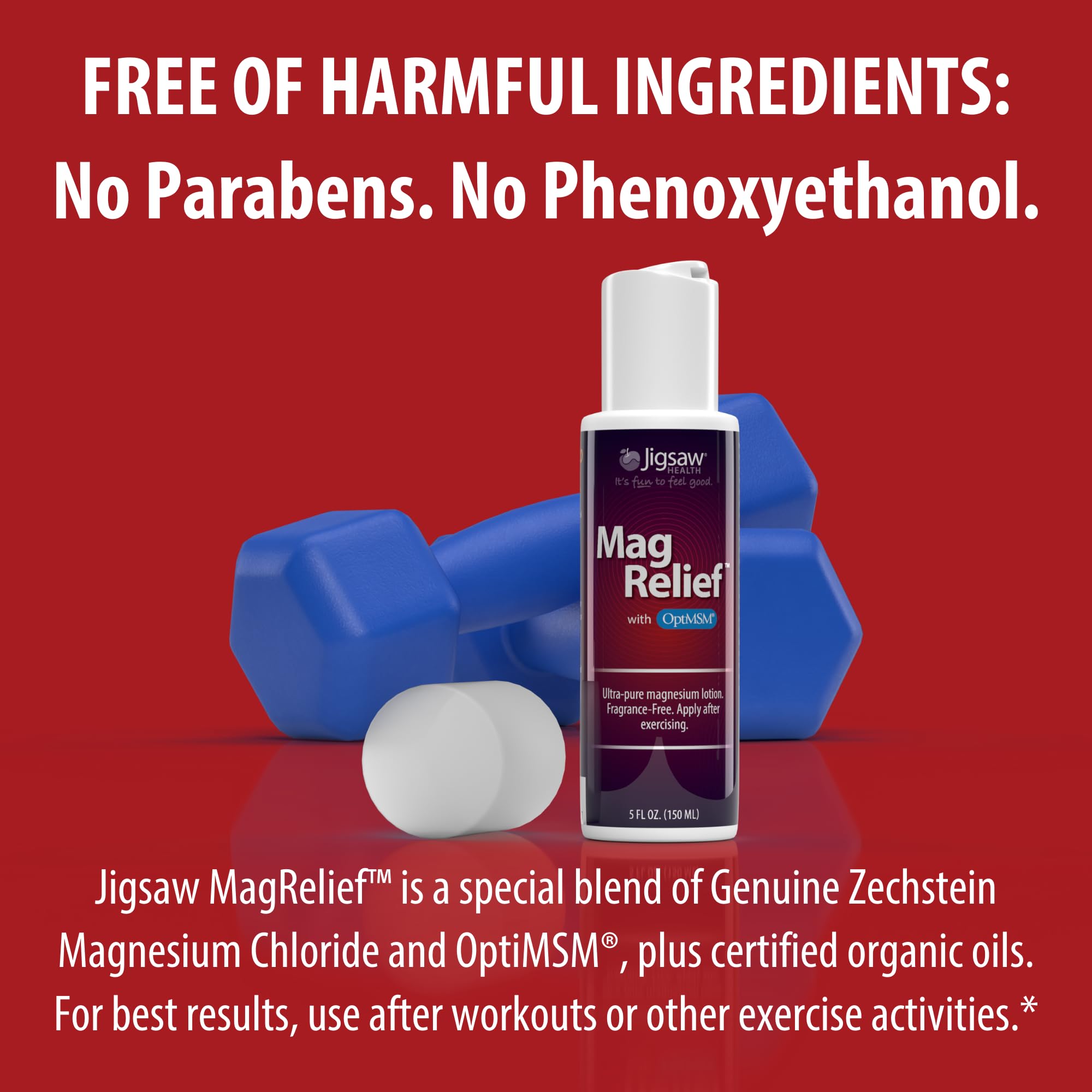 Jigsaw Health MagRelief Magnesium Supplement packaging