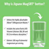 Jigsaw Health MagSRT Magnesium Supplement 122g capsules close-up