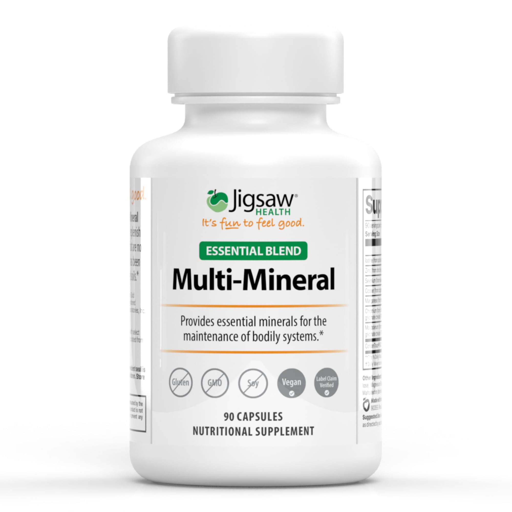 Jigsaw Health Multi-Mineral Essential Blend 50g capsule bottle front view