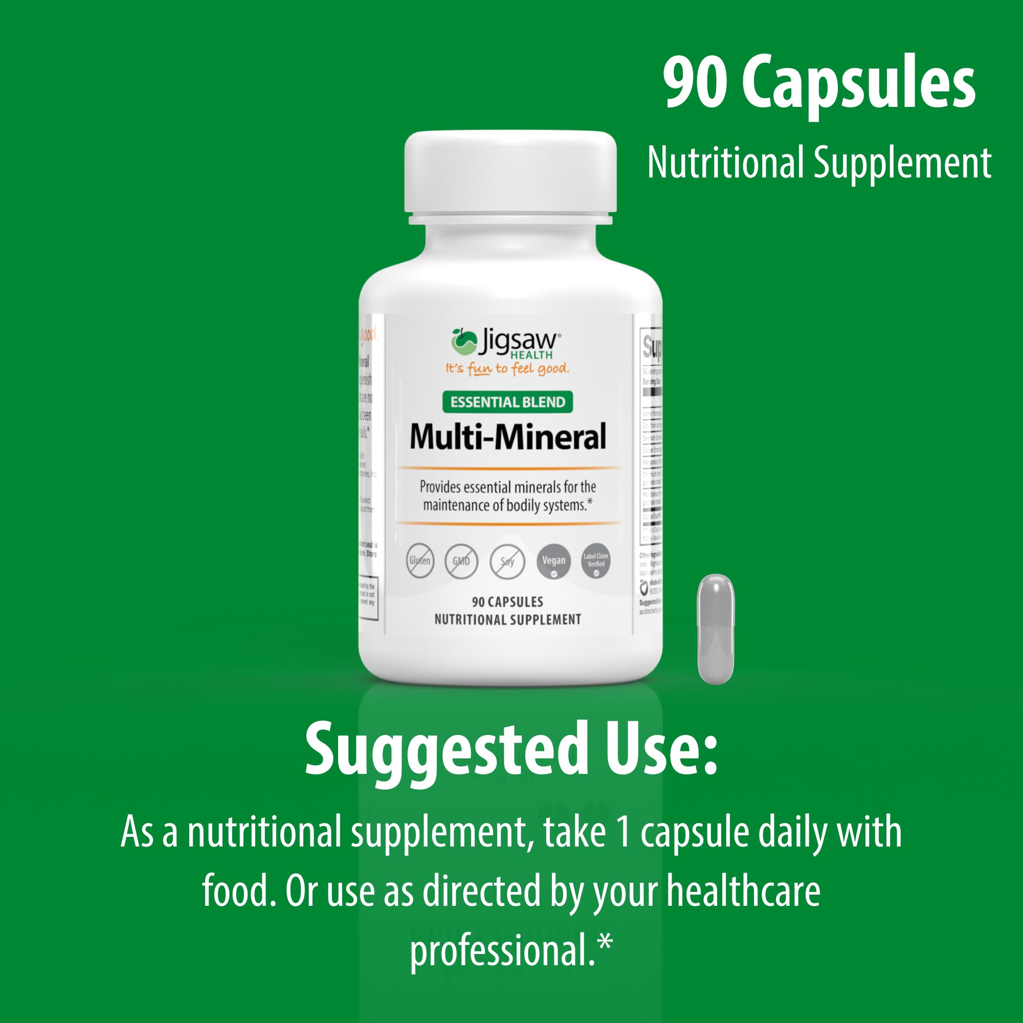 Jigsaw Health Multi-Mineral Essential Blend 50g capsules packaging details