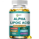 JINGYAT Alpha Lipoic Acid 600mg softgels front view