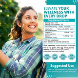 JINGYAT Liquid Calcium Drops 1200mg bottle with dropper
