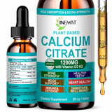 JINGYAT Liquid Calcium Drops 1200mg front view