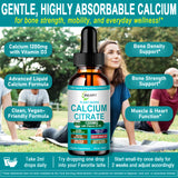 JINGYAT Liquid Calcium Drops 1200mg side view