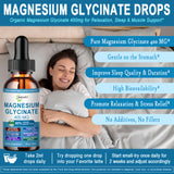 JINGYAT Liquid Magnesium Glycinate 400mg dropper close-up