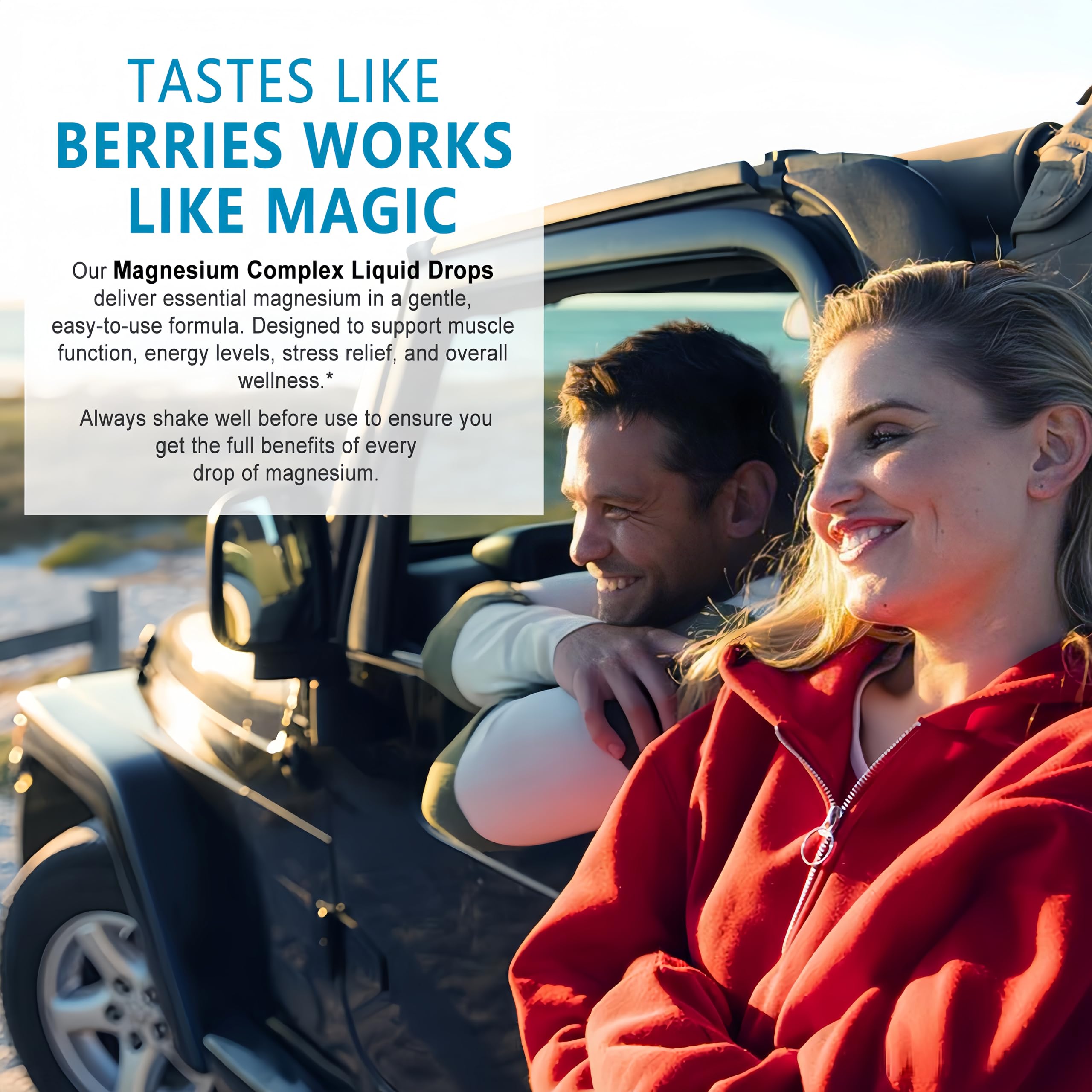 JINGYAT Magnesium Complex Liquid Drops lifestyle scene with fruit