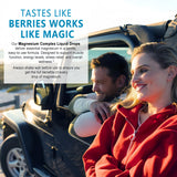 JINGYAT Magnesium Complex Liquid Drops lifestyle scene with fruit