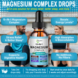 JINGYAT Magnesium Complex Liquid Drops with a glass of water