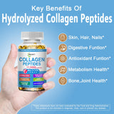 JINGYAT Multi Collagen Peptides Softgels side view with packaging