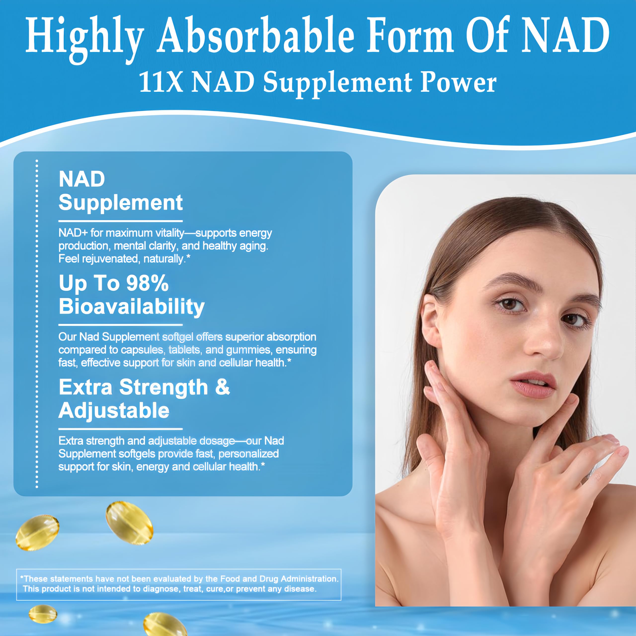 JINGYAT NAD Resveratrol Supplement ingredients list