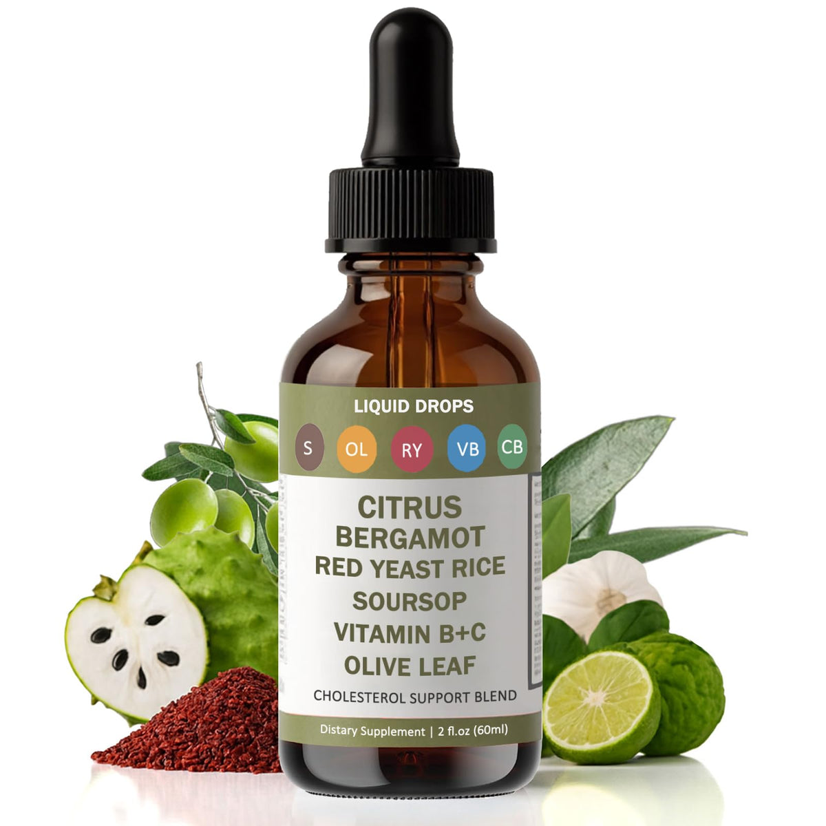 JINMAO Red Yeast Rice Liquid Drops bottle front view