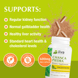 Jiva Botanicals Chanca Piedra Capsules 500mg side view
