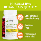 Jiva Botanicals Cranberry Capsules with fresh cranberries