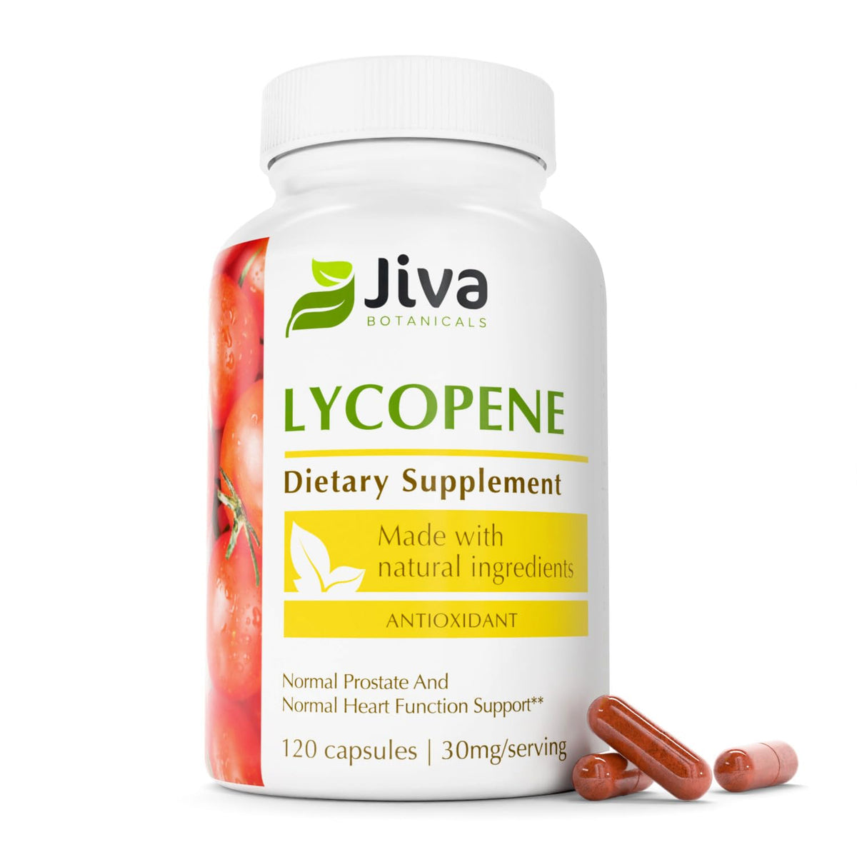 Jiva Botanicals Lycopene Supplement bottle front view