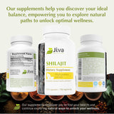 Jiva Botanicals Shilajit Capsules in a lifestyle setting