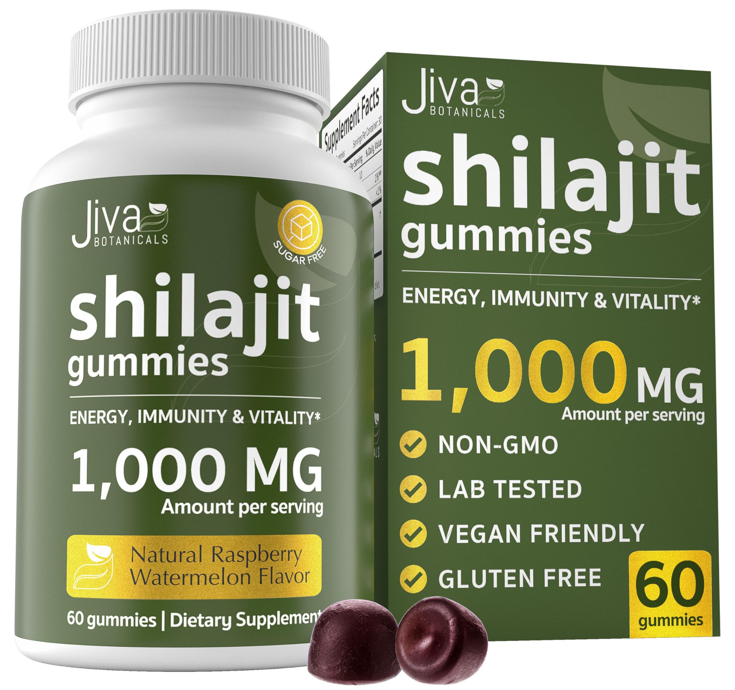 Jiva Botanicals Shilajit Gummies 150g front view