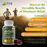 Jiva Botanicals Shilajit Gummies packaging with raspberry and watermelon flavour