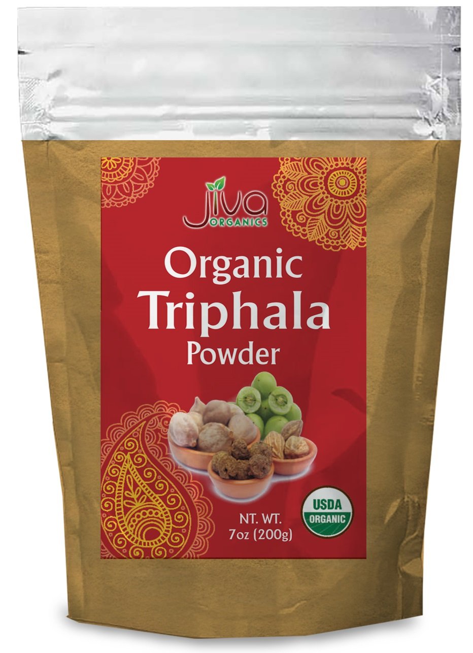 Jiva Organics Triphala Powder 198g front view
