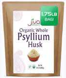Jiva Organics Whole Psyllium Husk 800g Kraft Paper Bag front view