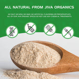 Jiva Organics Whole Psyllium Husk resealable bag open