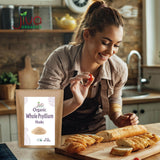 Jiva Organics Whole Psyllium Husk with other baking ingredients