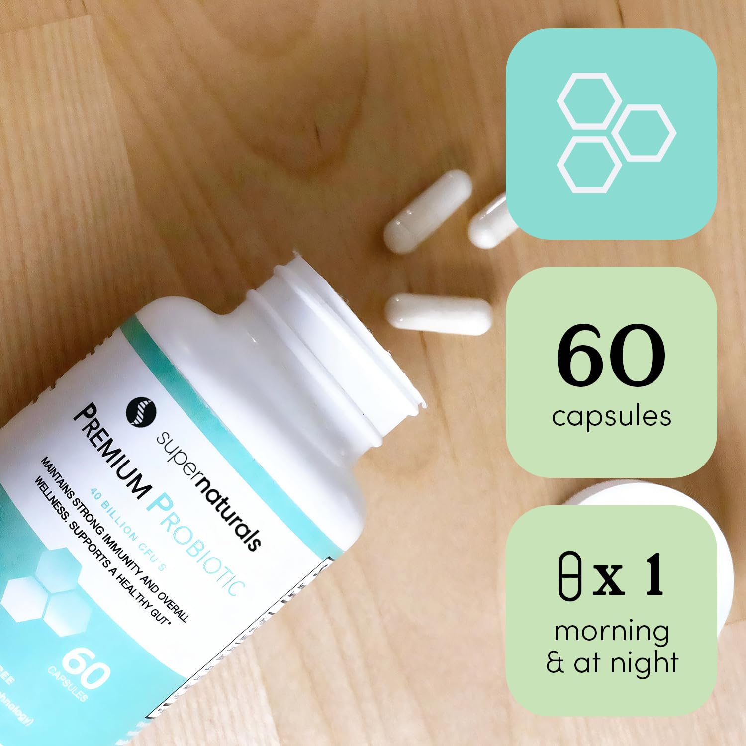JLM NUTRITIONALS Probiotic Supplement packaging side view