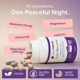 JLM NUTRITIONALS Sleep Supplement on a wooden table