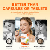 JME Vitamin D3 K2 softgels on a kitchen counter